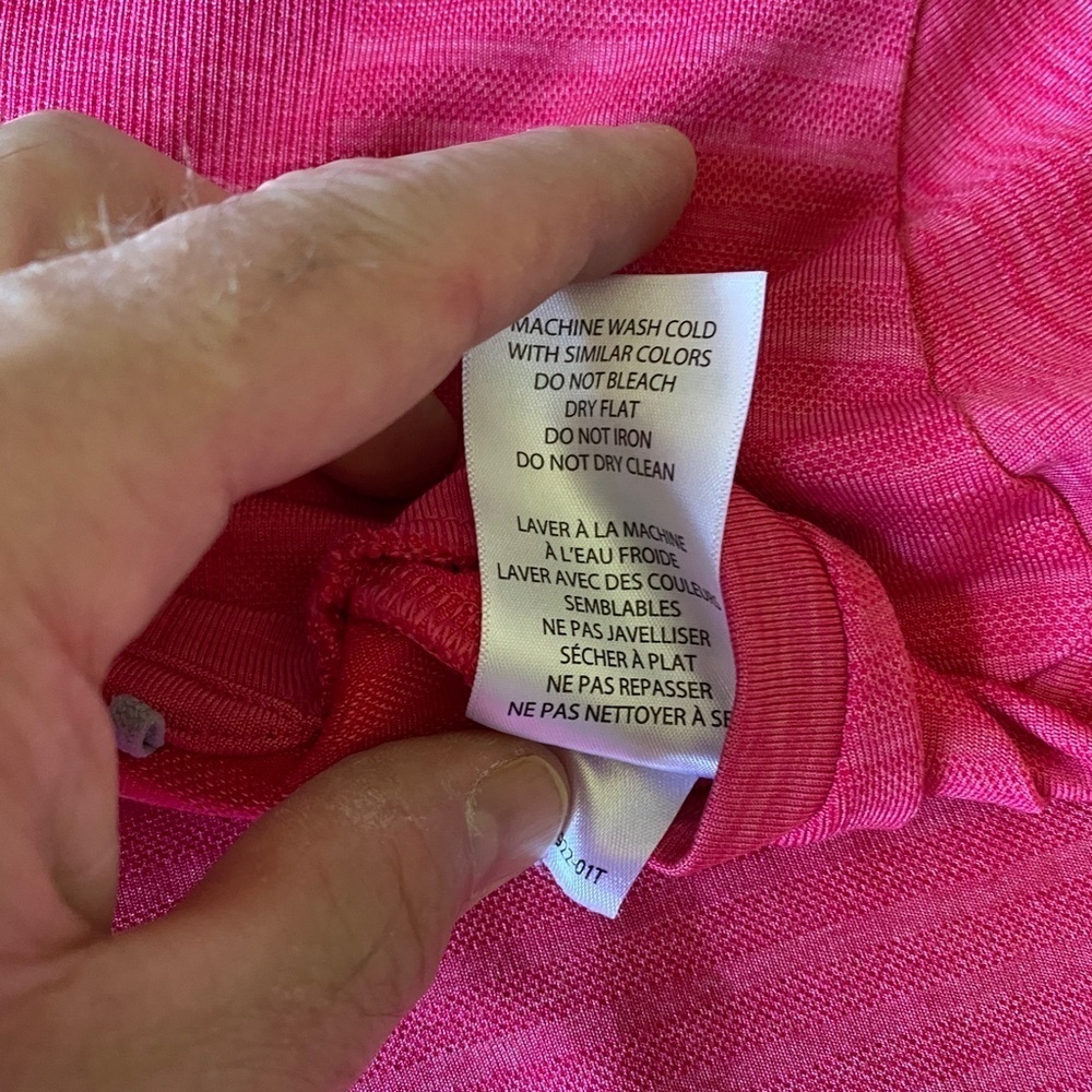 Tuff Athletics Women's Pink Performance Athletic Long Sleeve T-shirt Size Small - Picture 6 of 10
